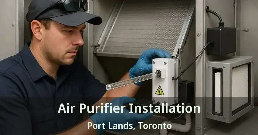 Air Purifier Installation Port Lands, Toronto - ON